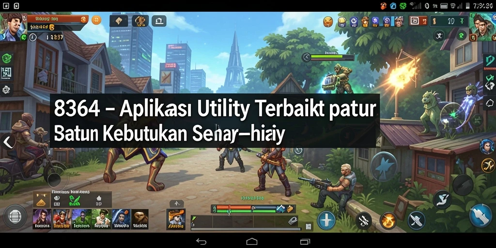 Tampilan antarmuka aplikasi Utility 8364 yang user-friendly.