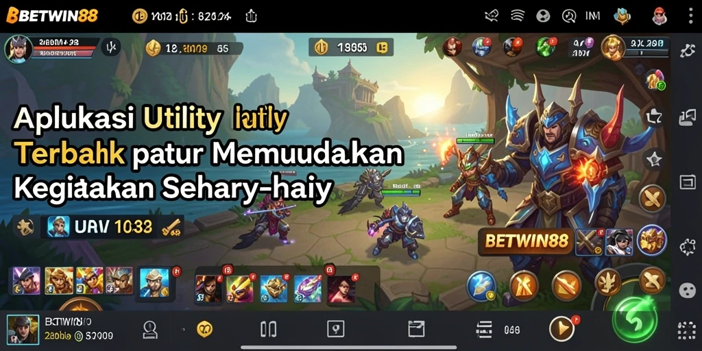 Tampilan antarmuka BETWIN88 yang praktis dan navigasi mudah.