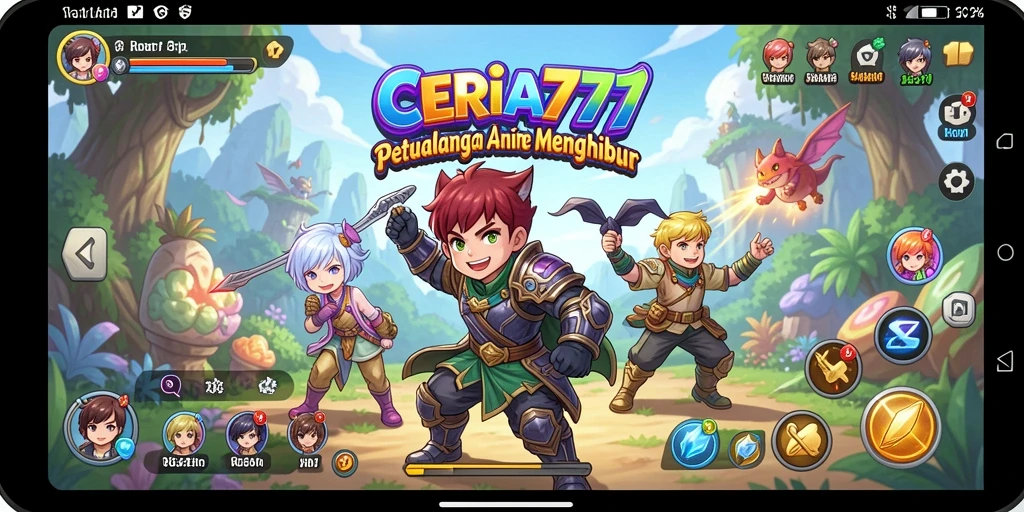 Screenshot CERIA777 menampilkan aksi seru dalam gameplay Anime.