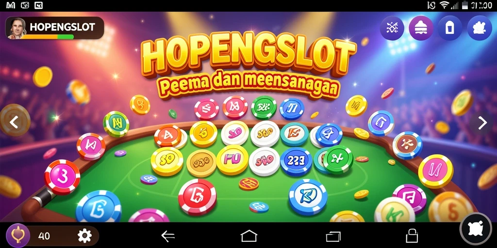 Tampilan gameplay menarik di HOPENGSLOT dengan suasana Bingo.