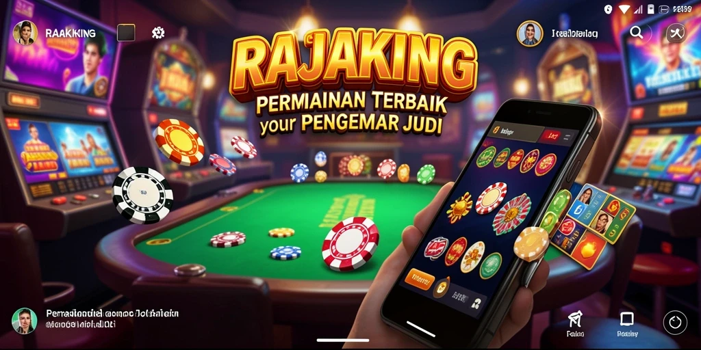 Tampilan menarik dari gameplay Kasino di RAJAKING.