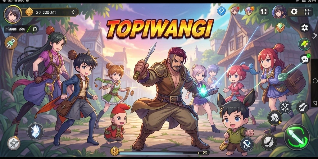 Menampilkan gameplay seru dengan karakter Anime yang menarik.
